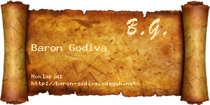 Baron Godiva névjegykártya